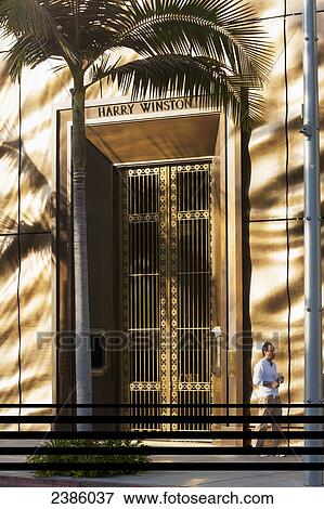 Entrance to the Harry Winston store; California, United States of America View Large Photo Image Stock Photo - Entrance to the Harry Winston store; California, United States of America. Fotosearch