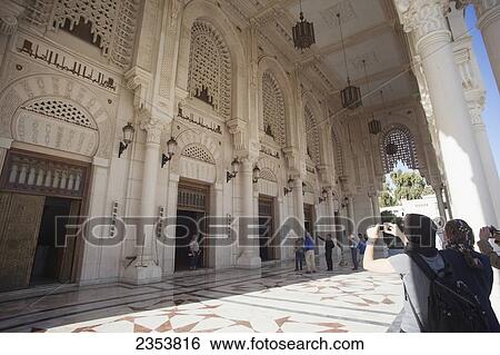 Stock Photograph - Entrance to the Mosque of Emir Abdel Kader; Constantine, Algeria. Fotosearch