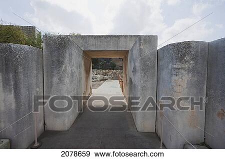 Stock Photo - Entrance To The South Temple, Tarxien Temples, Malta. Fotosearch