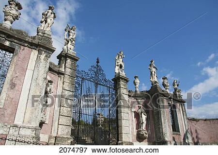Stock Photo - Entrance To Villa Piovene By Andrea Palladio, Lonedo Di Lugo, Italy. Fotosearch