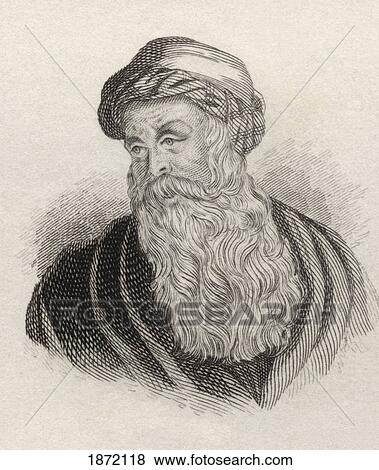 Stock Photo - Epiphanius Born Circa 310ÃƒÆ’Ã‚Â»320 Died 403. Bishop Of Salamis And Metropolitan Of Cyprus. From The Book Crabbes Historical Dictionary Published 1825.. Fotosearch