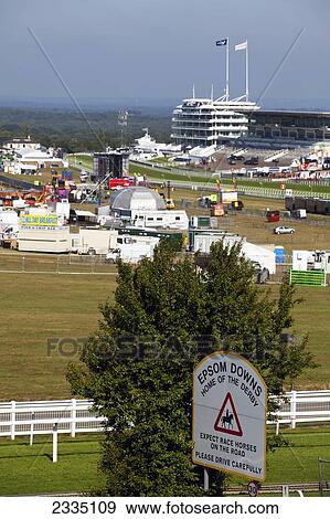 Epsom Downs Race Track; London, England, Uk View Large Photo Image Stock Photo - Epsom Downs Race Track; London, England, Uk. Fotosearch