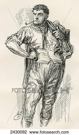 Ernest Defarge. Illustration by Harry Furniss for the Charles Dickens novel A Tale of Two Cities from The Testimonial Edition, published 1910. View Large Photo Image Stock Image - Ernest Defarge. Illustration by Harry Furniss for the Charles Dickens novel A Tale of Two Cities from The Testimonial Edition, published 1910.. Fotosearch