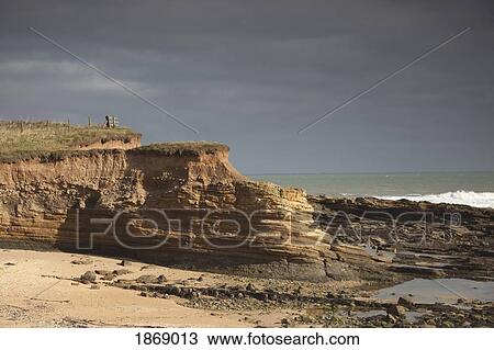 Eroded Cliff Along The Coast View Large Photo Image Stock Image - Eroded Cliff Along The Coast. Fotosearch
