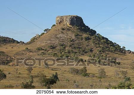 Picture - Eroded Jurassic Sandstone Massif In Isalo National Park, Fianarantsoa Province, Madagascar. Fotosearch