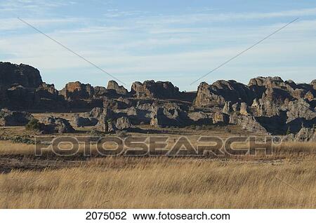 Eroded Jurassic Sandstone Massif In Isalo National Park, Fianarantsoa Province, Madagascar View Large Photo Image Stock Image - Eroded Jurassic Sandstone Massif In Isalo National Park, Fianarantsoa Province, Madagascar. Fotosearch