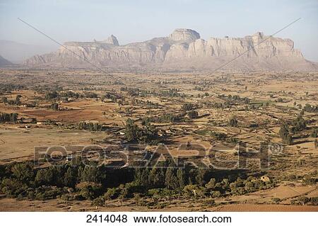 Eroded mountain landscape and farmland; Gheralta, Tigray region, Ethiopia View Large Photo Image Stock Photo - Eroded mountain landscape and farmland; Gheralta, Tigray region, Ethiopia. Fotosearch
