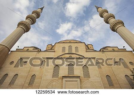 Picture - Ertugrul Ghazi mosque; Ashgabat, Turkmenistan. Fotosearch