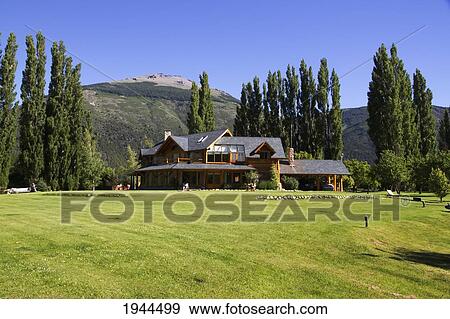 Estancia Peuma Hue, Nahuel Huapi National Park, Rio, Argentina View Large Photo Image Stock Photo - Estancia Peuma Hue, Nahuel Huapi National Park, Rio, Argentina. Fotosearch