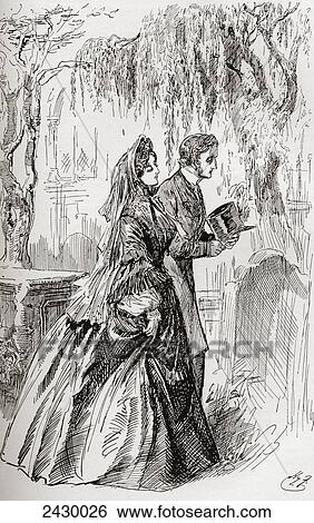 Estella and Pip. I saw no shadow of another parting from her. Illustration by Harry Furniss for the Charles Dickens novel Great Expectations, from The Testimonial Edition published 1910. View Large Photo Image Stock Photograph - Estella and Pip. I saw no shadow of another parting from her. Illustration by Harry Furniss for the Charles Dickens novel Great Expectations, from The Testimonial Edition published 1910.. Fotosearch