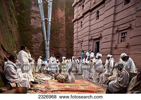 Ethiopia, Ethiopian Orthodox deacons wearing Shamma tunic in the courtyard of A View Large Photo Image Stock Photo - Ethiopia, Ethiopian Orthodox deacons wearing Shamma tunic in the courtyard of A. Fotosearch