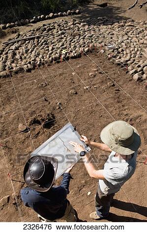 Stock Photograph - Ethiopia, South Western Ethiopia, Omo Valley, Southern Mursiland, Archeology work; Dirikoro. Fotosearch