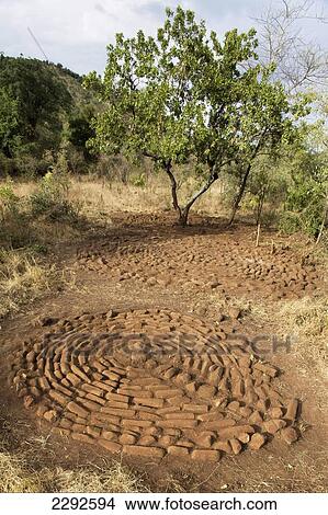 Ethiopia, Southern Nations Nationalities And Peoples' Region, South Omo, Southern Mursiland, Benna Kulugto Stone Platforms; Dirikoro View Large Photo Image Picture - Ethiopia, Southern Nations Nationalities And Peoples' Region, South Omo, Southern Mursiland, Benna Kulugto Stone Platforms; Dirikoro. Fotosearch