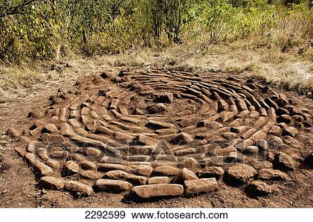 Stock Photo - Ethiopia, Southern Nations Nationalities And Peoples' Region, South Omo, Southern Mursiland, Benna Kulugto Stone Platforms; Dirikoro. Fotosearch