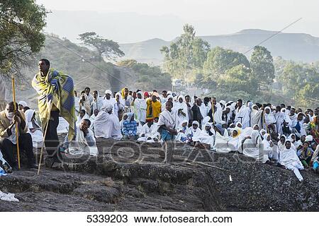 Ethiopian Orthodox Christian pilgrimage; Lalibela, Ethiopia View Large Photo Image Stock Image - Ethiopian Orthodox Christian pilgrimage; Lalibela, Ethiopia. Fotosearch