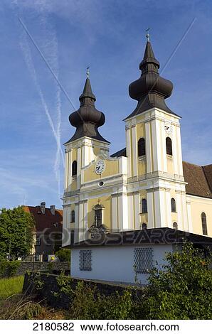 Stock Image - Europe, Austria, Nibelungengau, Church Of Maria Taferl. Fotosearch