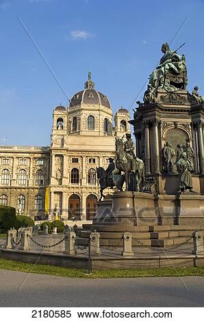 Europe, Austria, Vienna, Kunsthistorische Museum And Maria-Theresien Statue View Large Photo Image Stock Photography - Europe, Austria, Vienna, Kunsthistorische Museum And Maria-Theresien Statue. Fotosearch