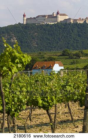 Stock Photograph - Europe, Austria, Wachau, Stift Gottweig Near Krems An Der Donau. Fotosearch