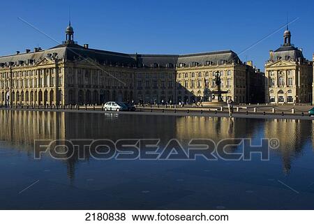 Stock Photo - Europe, France, Bordeaux, Place de la Bourse. Fotosearch