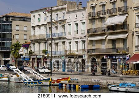 Europe, France, Sete Languedoc Rousillon Herault View Large Photo Image Stock Image - Europe, France, Sete Languedoc Rousillon Herault. Fotosearch