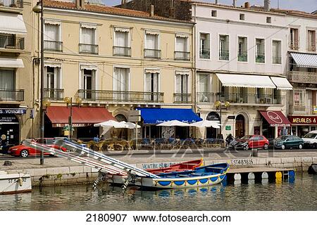 Europe, France, Sete Languedoc Rousillon Herault View Large Photo Image Stock Photo - Europe, France, Sete Languedoc Rousillon Herault. Fotosearch