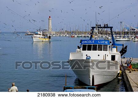 Stock Photo - Europe, France, Sete Languedoc Rousillon Herault. Fotosearch