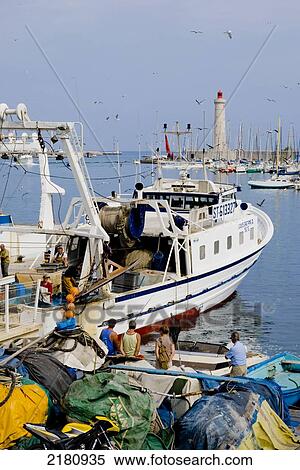 Stock Photography - Europe, France, Sete Languedoc Rousillon Herault. Fotosearch
