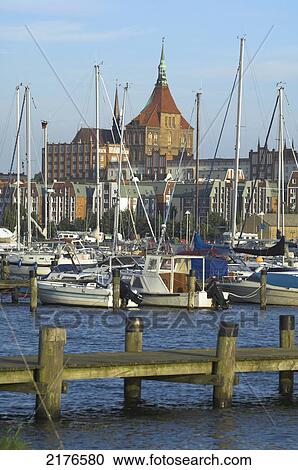 Europe, Germany, Mecklenburg West Pomerania, Rostock View Large Photo Image Stock Image - Europe, Germany, Mecklenburg West Pomerania, Rostock. Fotosearch