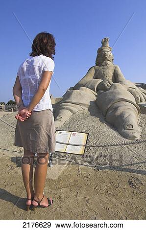 Europe, Germany, Schleswig Holstein, Travemunde, Sandworld View Large Photo Image Stock Photo - Europe, Germany, Schleswig Holstein, Travemunde, Sandworld. Fotosearch