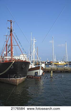 Europe, Germany, West Pomerania, Baltic, Rugen, Sassnitz Fishing View Large Photo Image Picture - Europe, Germany, West Pomerania, Baltic, Rugen, Sassnitz Fishing. Fotosearch