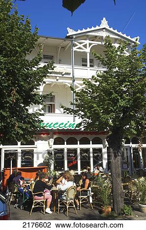 Stock Image - Europe, Germany, West Pomerania, Baltic, Rugen, Binz Kurhaus. Fotosearch