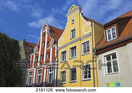 Stock Photograph - Europe, Germany, West Pomerania, Baltic, Stralsund. Fotosearch