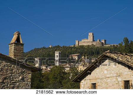 Europe, Italy, Umbria, Assisi View Large Photo Image Stock Image - Europe, Italy, Umbria, Assisi. Fotosearch