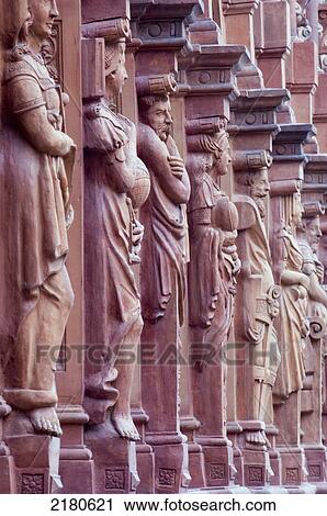 Stock Image - Europe, Lower Austria, Wachau, melk, schloss schallaburg grosser arkadenhof. Fotosearch