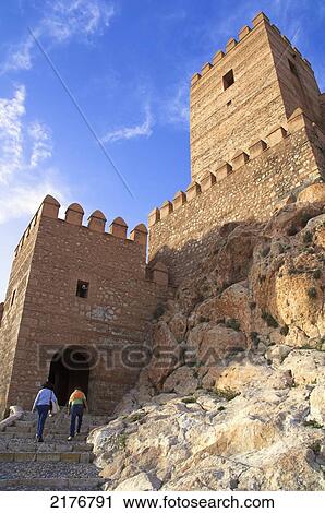 Europe, Spain, Almeria, Alcazaba View Large Photo Image Stock Image - Europe, Spain, Almeria, Alcazaba. Fotosearch