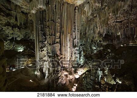 Picture - Europe, Spain, Andalucia, Costa Del Sol, Nerja Caves. Fotosearch