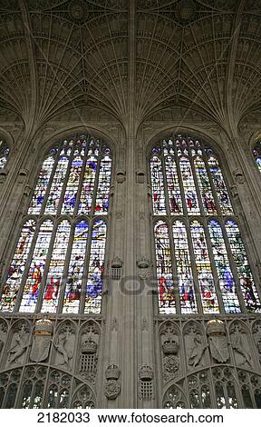 Stock Image - Europe, Uk, England, Cambridgeshire, Cambridge, St John's College New Court. Fotosearch