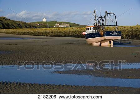 Stock Photograph - Europe, Uk, England, Kent, Folkstone Harbour. Fotosearch