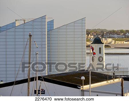 Stock Image - Europe, Uk, England, Kent, Thanet, Margate Turner Gallery.. Fotosearch