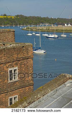 Stock Image - Europe, Uk, England, Kent, Upnore Castle. Fotosearch