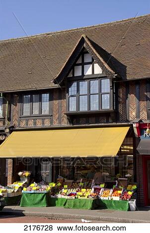 Europe, Uk, England, London, Cheam, Suburb View Large Photo Image Stock Photo - Europe, Uk, England, London, Cheam, Suburb. Fotosearch