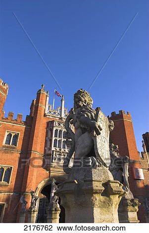 Stock Image - Europe, Uk, England, London, Surrey, Hampton Court. Fotosearch