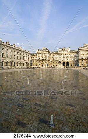 Picture - Europe, Uk, Gb, England, London, The Strand, Somerset House. Fotosearch
