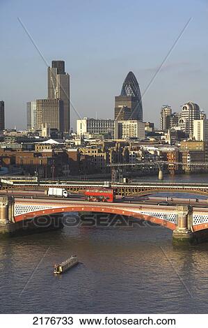 Europe, Uk, United Kingdom, England, London, City Skyline Blackfriars View Large Photo Image Stock Image - Europe, Uk, United Kingdom, England, London, City Skyline Blackfriars. Fotosearch
