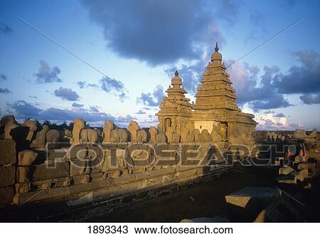 Evening View Of Shore Temple View Large Photo Image Stock Image - Evening View Of Shore Temple. Fotosearch