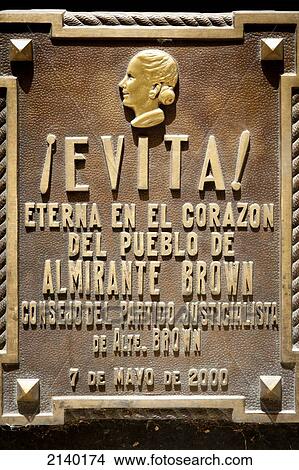 Picture - Evita's Grave In Cementerio De Recoleta, Recoleta, Buenos Aires, Argentina. Fotosearch