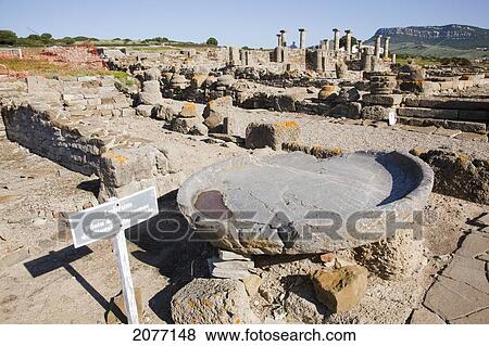 Excavations At The Old Roman Settlement; Bolonia Andalucia Spain View Large Photo Image Stock Photo - Excavations At The Old Roman Settlement; Bolonia Andalucia Spain. Fotosearch