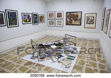 Stock Photo - Excellent Art Gallery In Dohuk, Iraqi Kurdistan, Iraq. Fotosearch