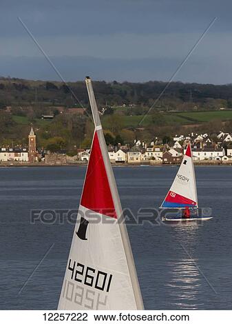Exe estuary sailing; Lympstone, Devon, England View Large Photo Image Stock Image - Exe estuary sailing; Lympstone, Devon, England. Fotosearch