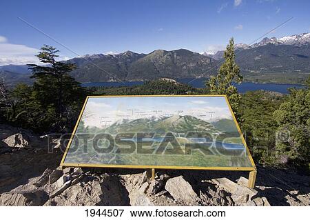 Explanatory sign on Cerro Campanario, San Carlos de Bariloche, Nahuel Huapi National Park, Rio, Argentina View Large Photo Image Stock Photo - Explanatory sign on Cerro Campanario, San Carlos de Bariloche, Nahuel Huapi National Park, Rio, Argentina. Fotosearch